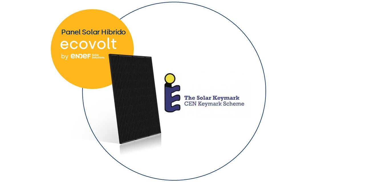 ECOVOLT certificado con el Solar Keymark