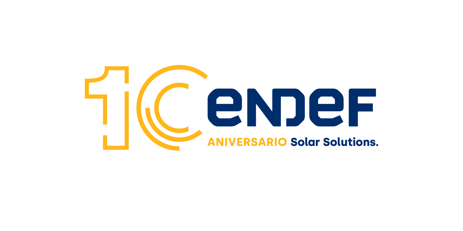 Logotipo 10º Aniversario ENDEF