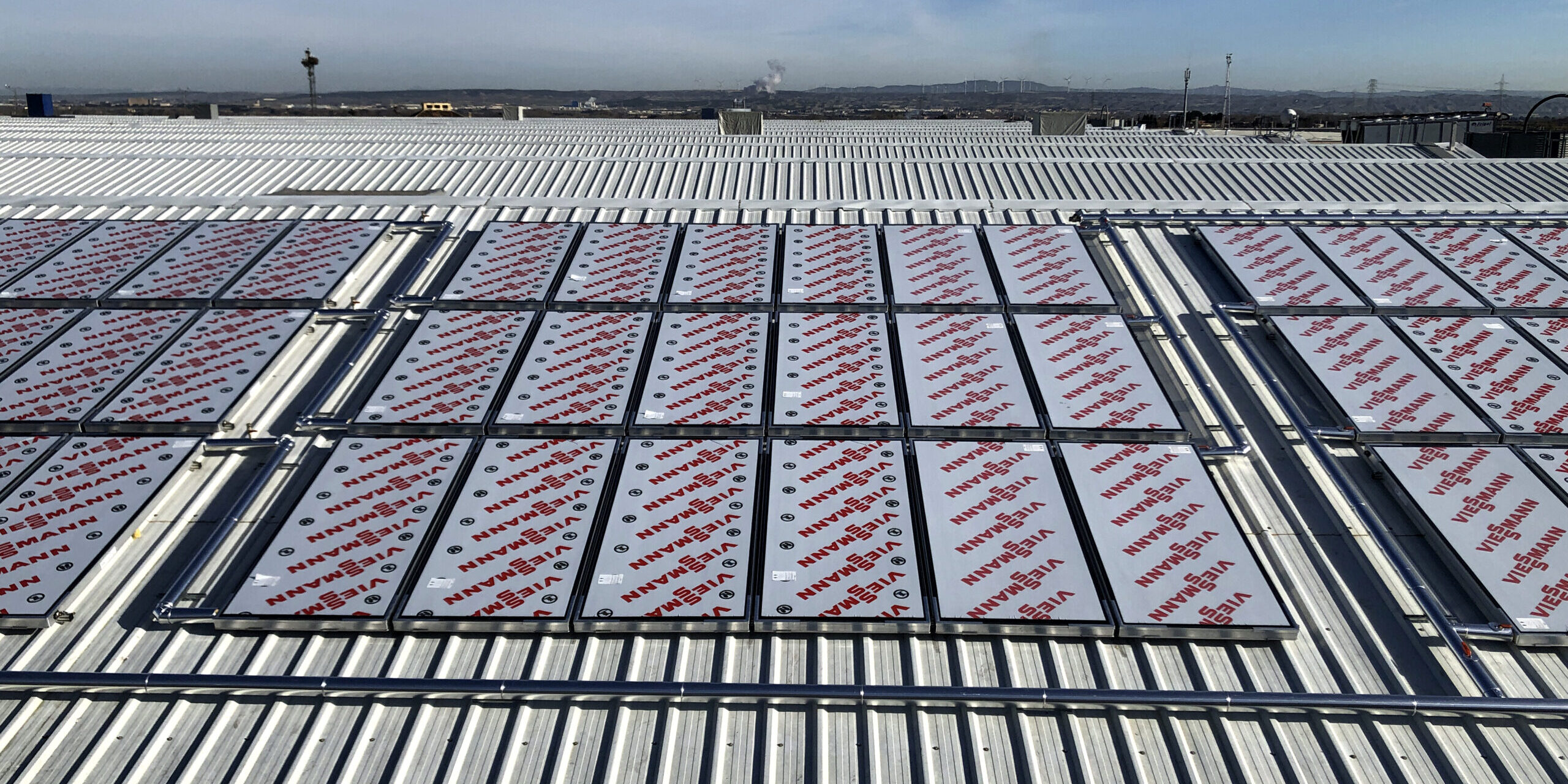 Instalación solar térmica en nave industrial