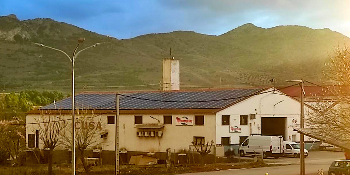 Instalación solar en empresa de congelados